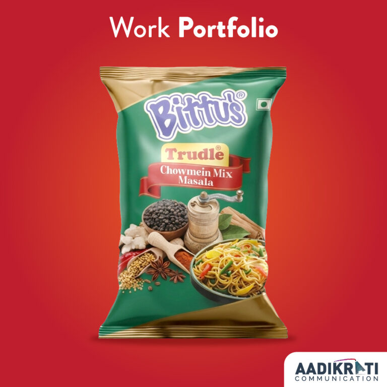 Chowmein Mix Masala _ Packaging Design